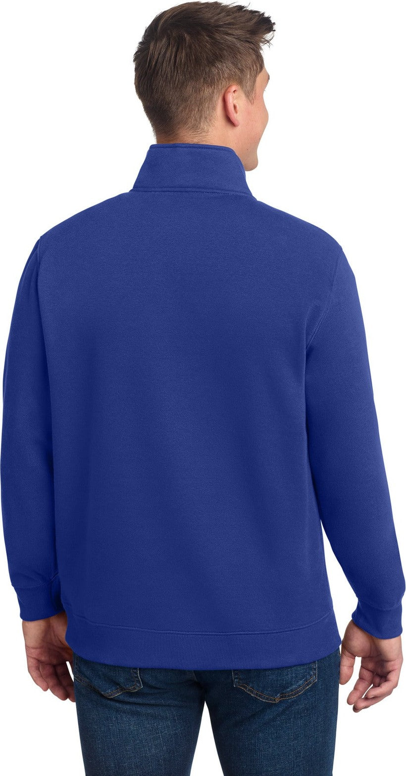True Royal Sport-Tek Tall 1/4-Zip Sweatshirt. TST253