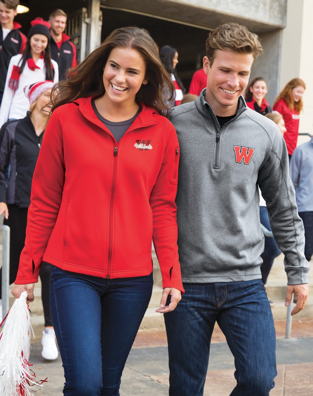 True Royal Sport-Tek Tech Fleece 1/4-Zip Pullover. F247