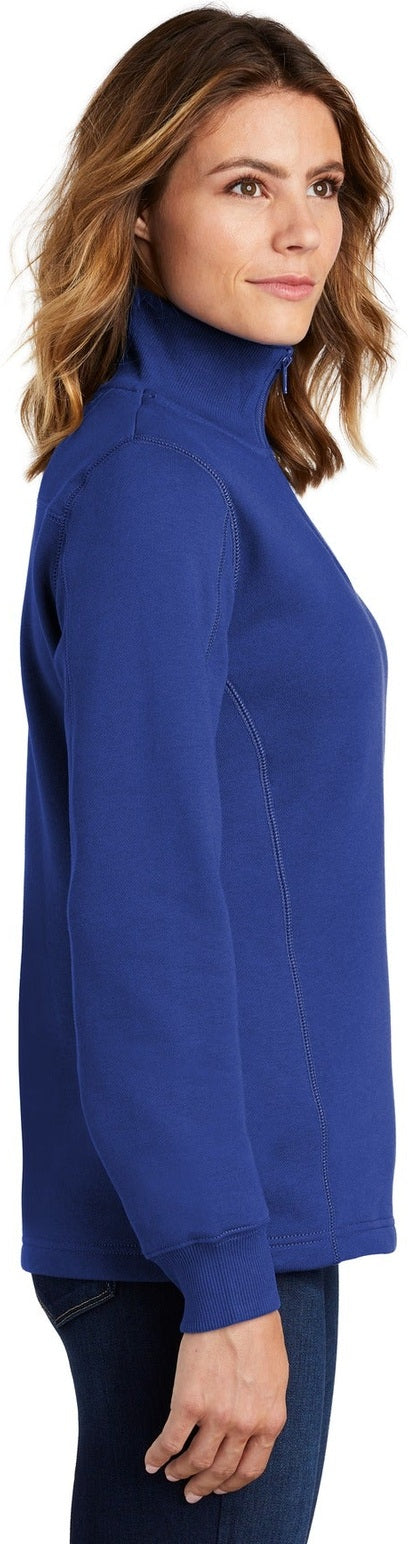 True Royal Sport-Tek Women's 1/4-Zip Sweatshirt. LST253