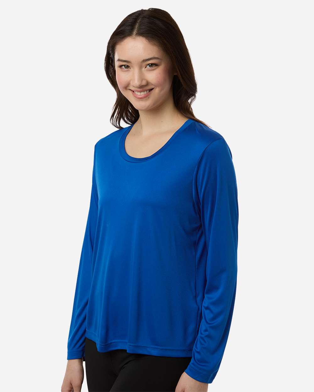 True Royal Women's Capital Performance Long Sleeve T-Shirt - CE10LW plain