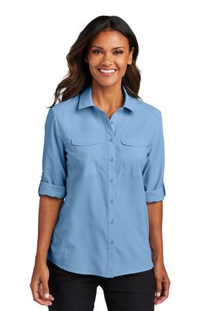 TrueNavy Port Authority Women's Long Sleeve UV Daybreak Shirt LW960