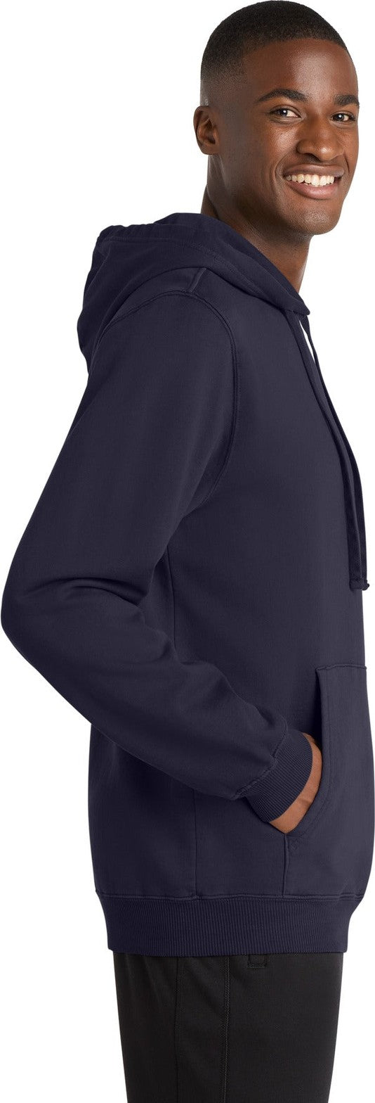 TrueNavy Port & Co Beach Wash Garment-Dyed Pullover Hooded Sweatshirt. PC098H