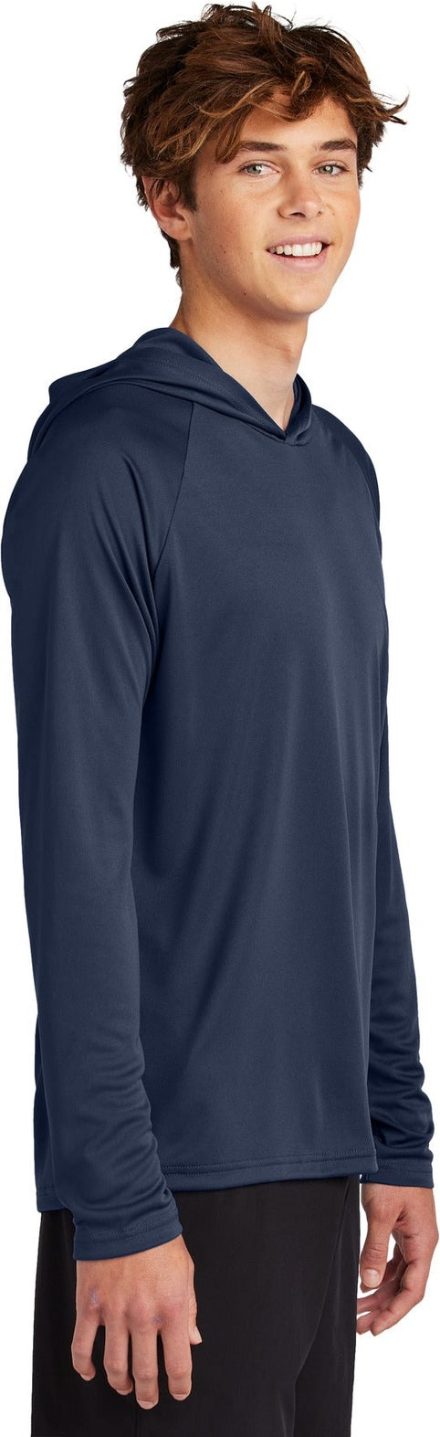 TrueNavy Port & Co Performance Pullover Hooded Tee PC380H