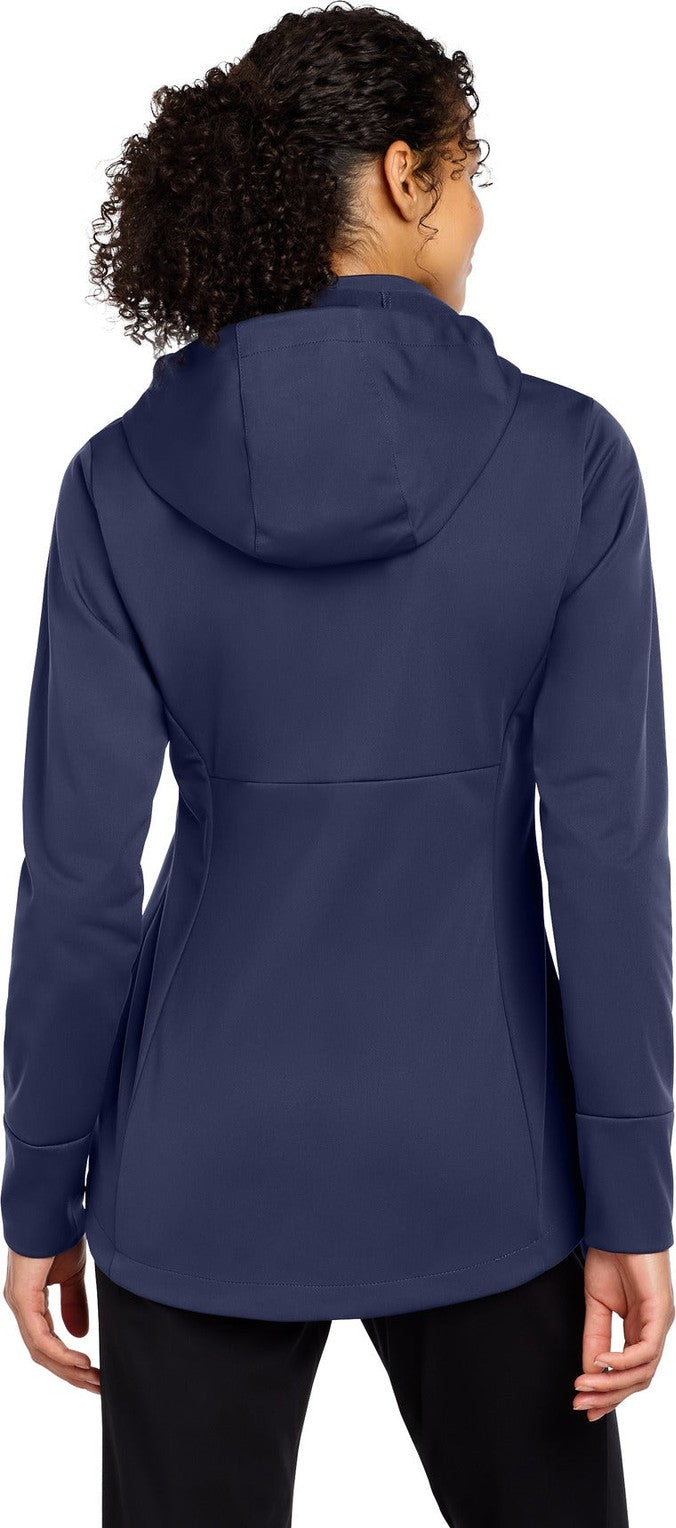 TrueNavy Sport-Tek Women's Hooded Soft Shell Jacket LST980