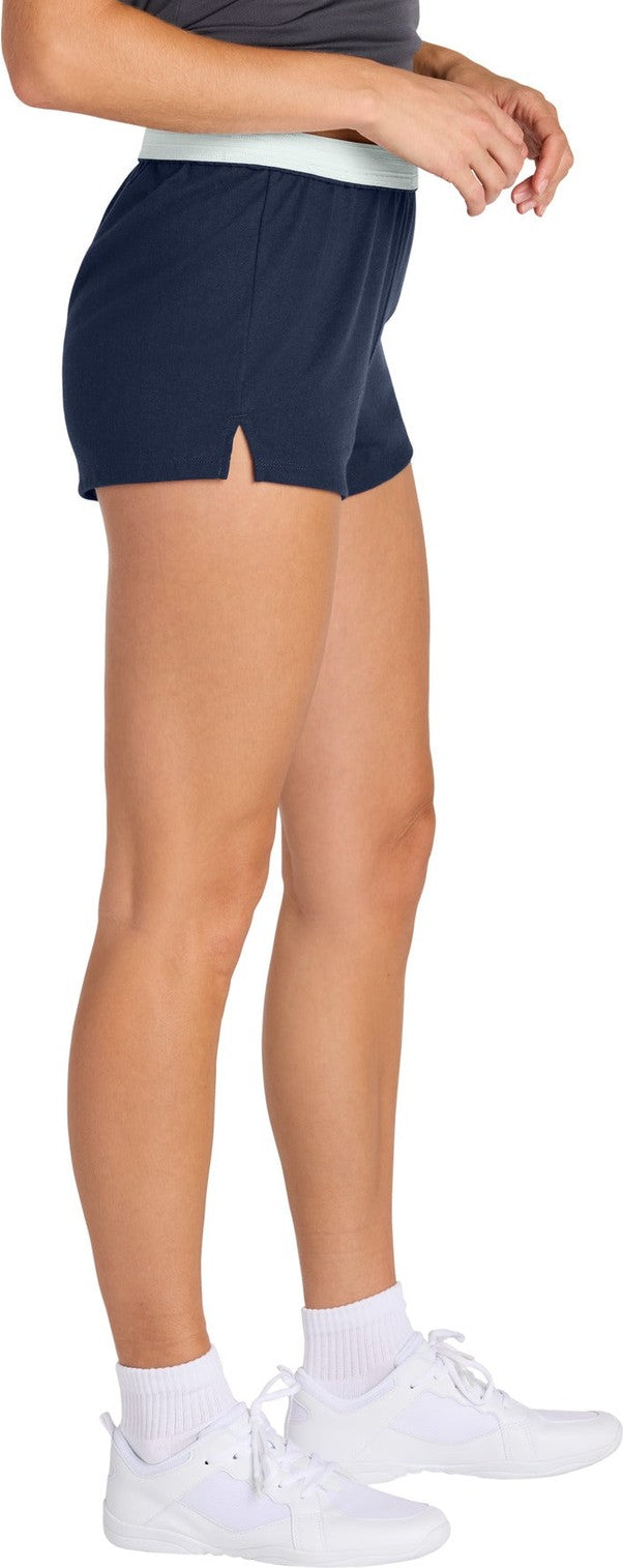 TrueNavy Sport-Tek Women's Jersey Knit Squad Short LST311