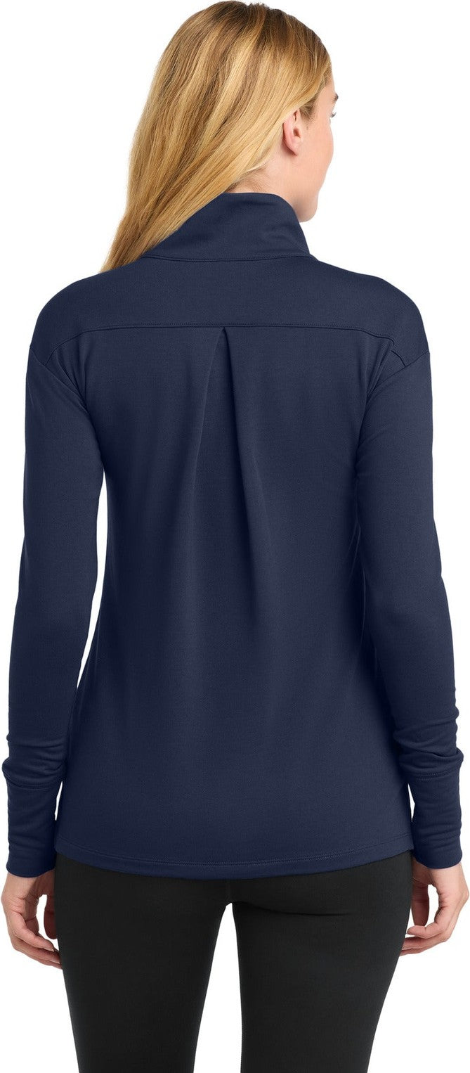 TrueNavy Sport-Tek Women's Sport-Wick Flex Fleece 1/4-Zip. LST561