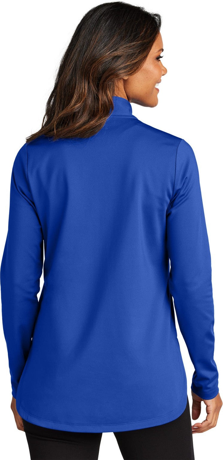TrueRoyal Port Authority Women's C-FREE Double Knit 1/4-Zip LK880