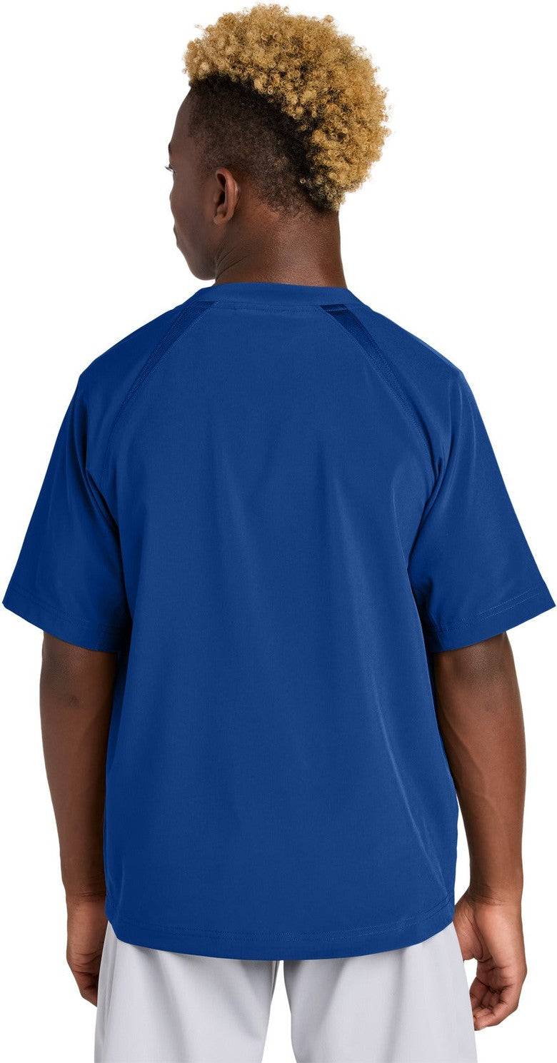 TrueRoyal Sport-Tek Youth Repeat 1/2-Zip Short Sleeve Jacket YJST489