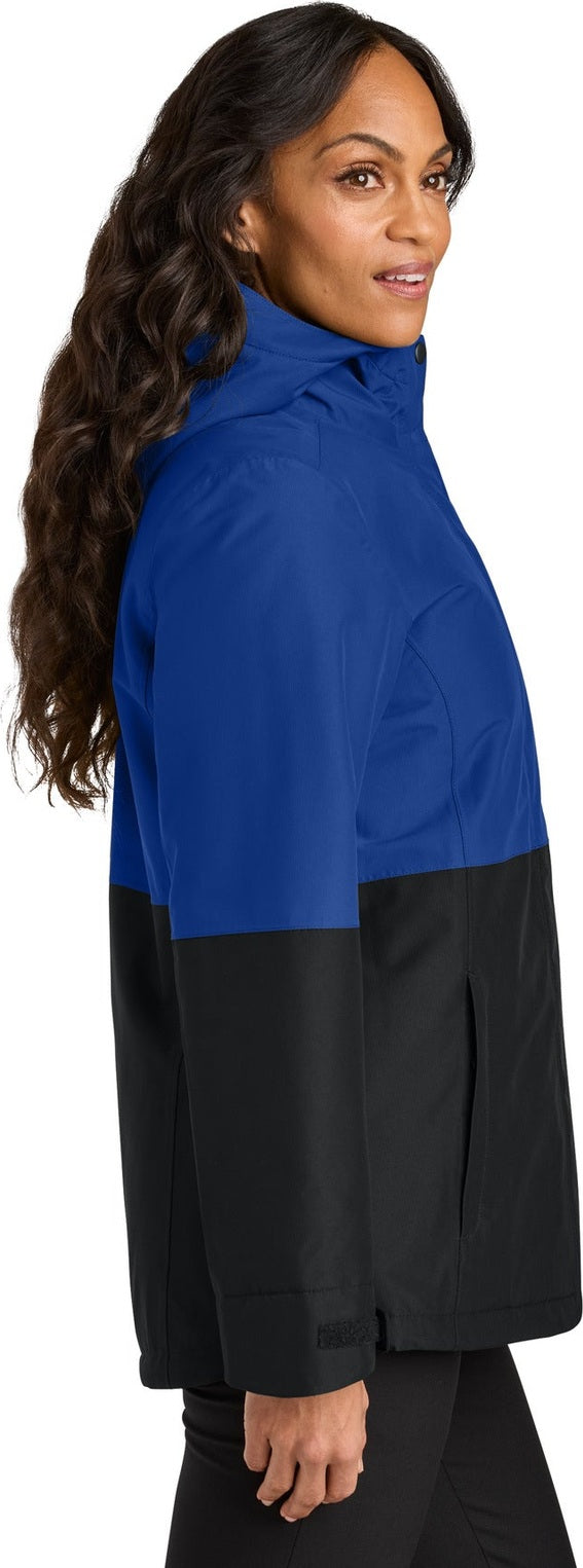 TRy/DpBlk Port Authority Women's Insulated Heavy Ripstop Jacket L721