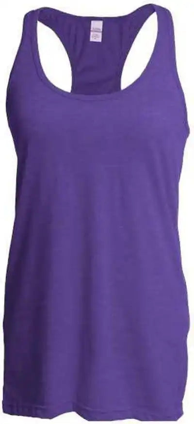 Tultex 190 Women’s Racerback Tank Top Heather Purple