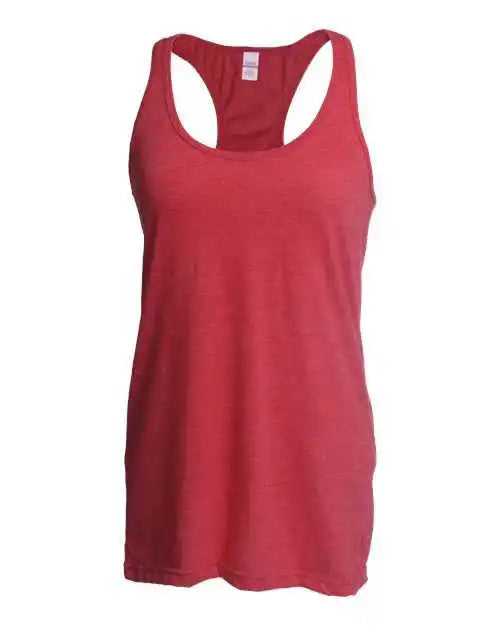 Tultex 190 Women’s Racerback Tank Top Heather Red