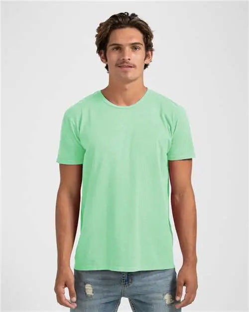 Tultex 1900m Heritage T-shirt - 1900 - Neo Mint - Adult Xs