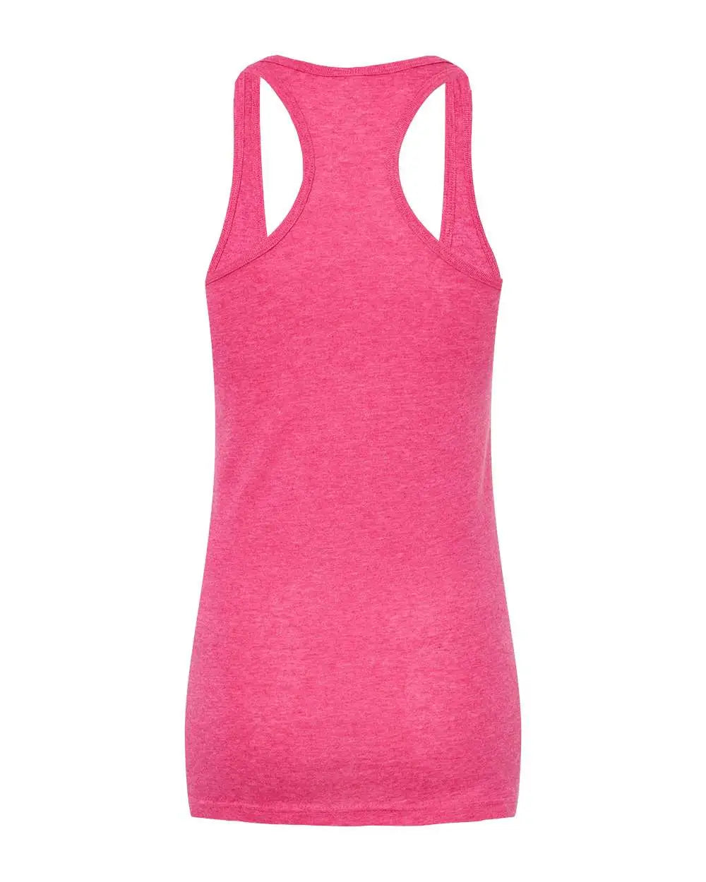 Tultex 190m Women’s Poly-rich Racerback Tank Top - 190 - Heather Fuchsia - Ladies Xs