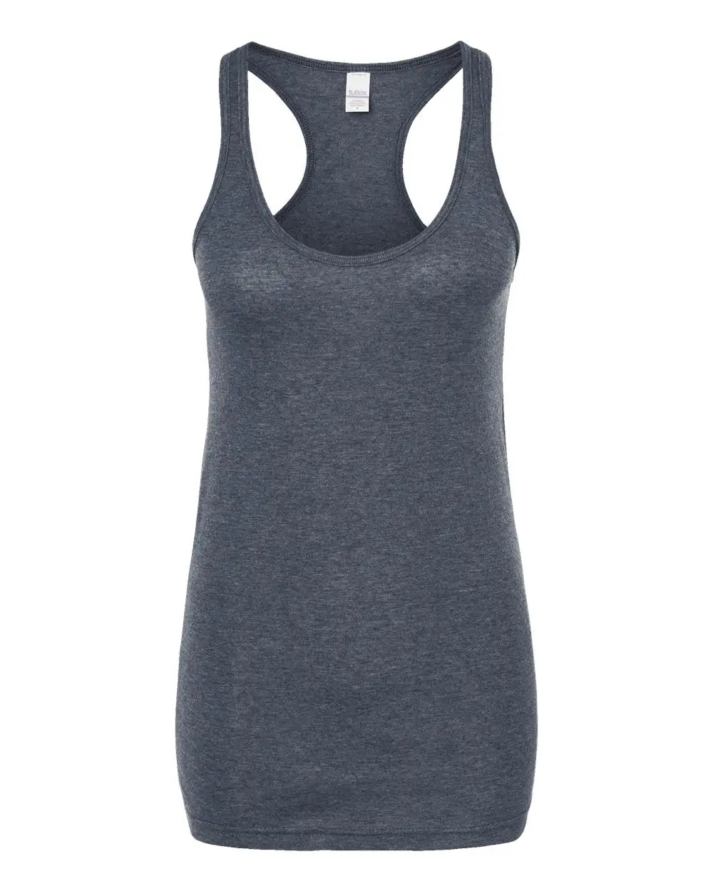 Tultex 190m Women’s Poly-rich Racerback Tank Top - 190 - Heather Navy - Ladies Xs