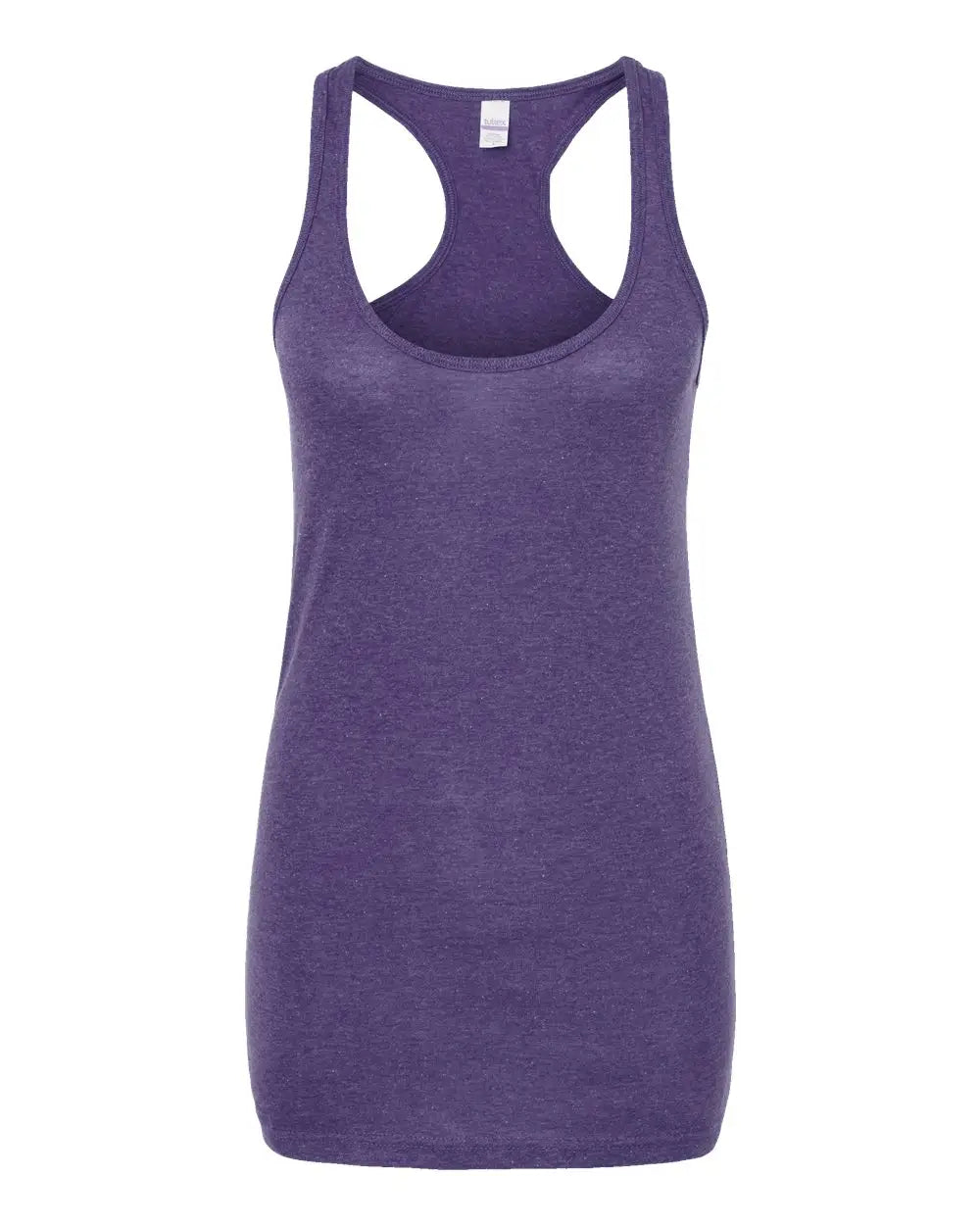 Tultex 190m Women’s Poly-rich Racerback Tank Top - 190 - Heather Purple - Ladies Xs