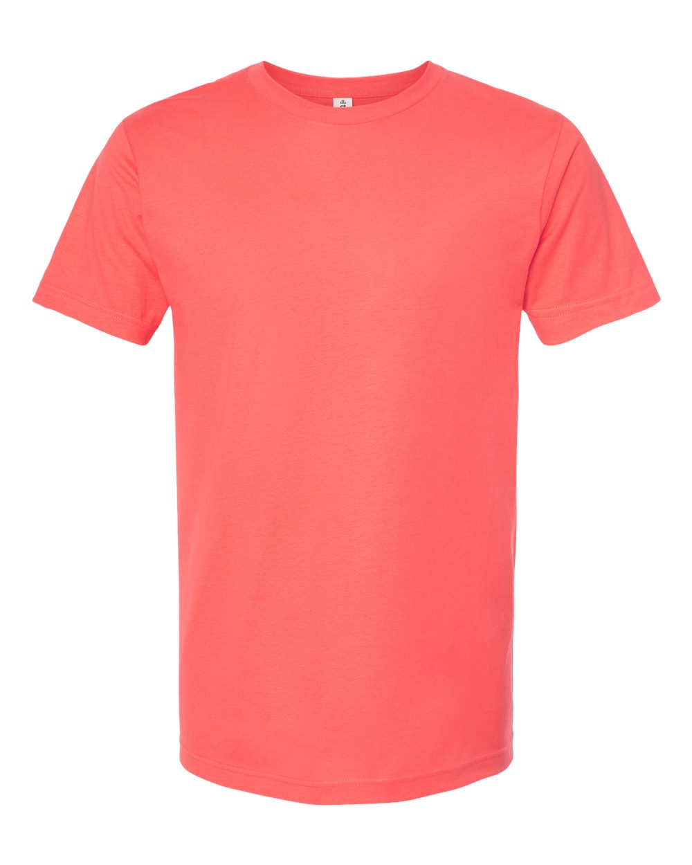 Tultex 202 Fine Jersey T-shirt - Bright Coral