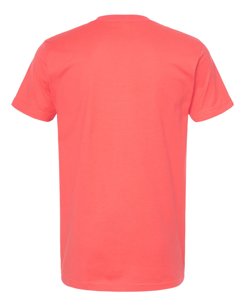 Tultex 202 Fine Jersey T-shirt - Bright Coral