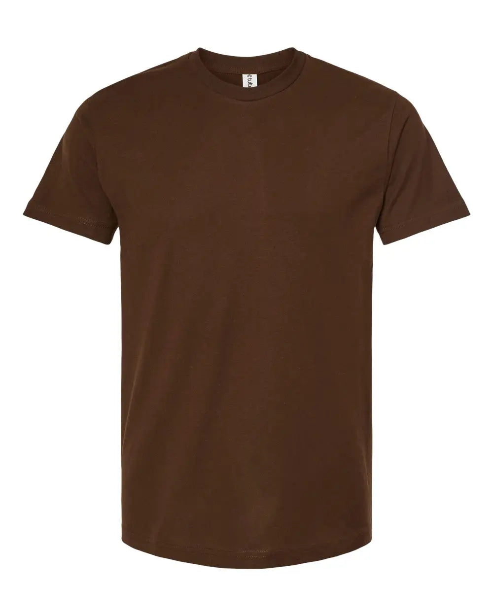 Tultex 202 Fine Jersey T-shirt - Brown - Xs