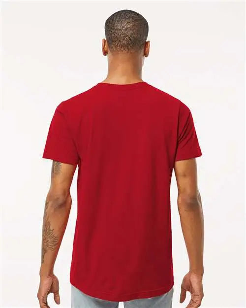 Tultex 202 Fine Jersey T-shirt - Cardinal