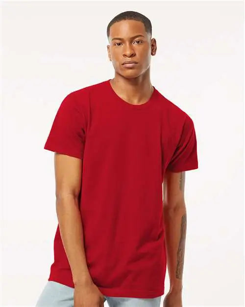 Tultex 202 Fine Jersey T-shirt - Cardinal