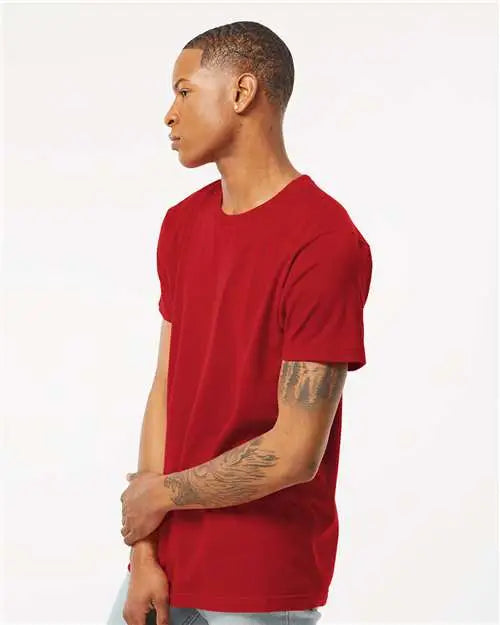 Tultex 202 Fine Jersey T-shirt - Cardinal