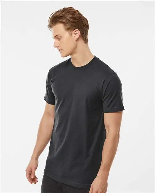Tultex 202 Fine Jersey T-shirt - Coal
