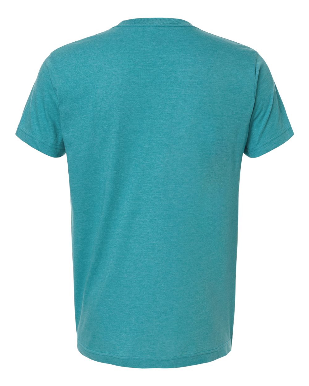 Tultex 202 Fine Jersey T-shirt - Heather Aqua Blue
