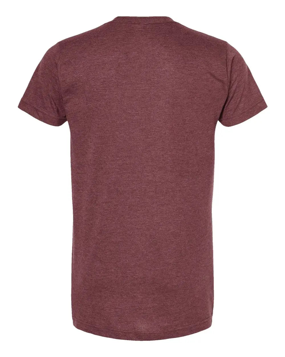 Tultex 202 Fine Jersey T-shirt - Heather Burgundy - Maroon / Xs