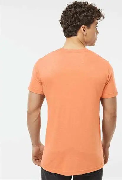 Tultex 202 Fine Jersey T-shirt - Heather Cantaloupe