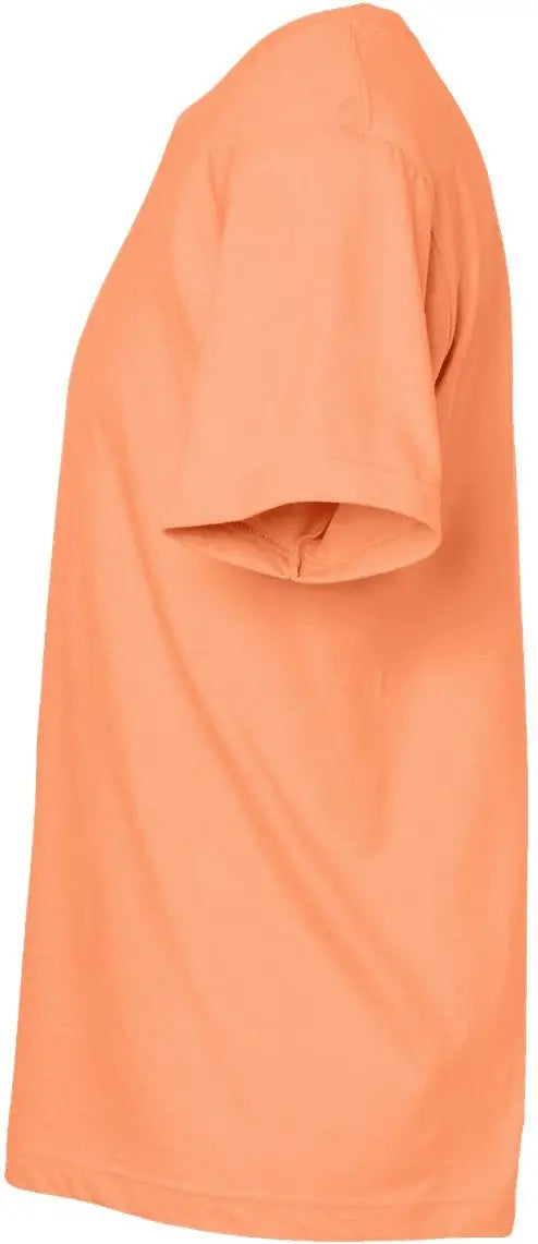Tultex 202 Fine Jersey T-shirt - Heather Cantaloupe