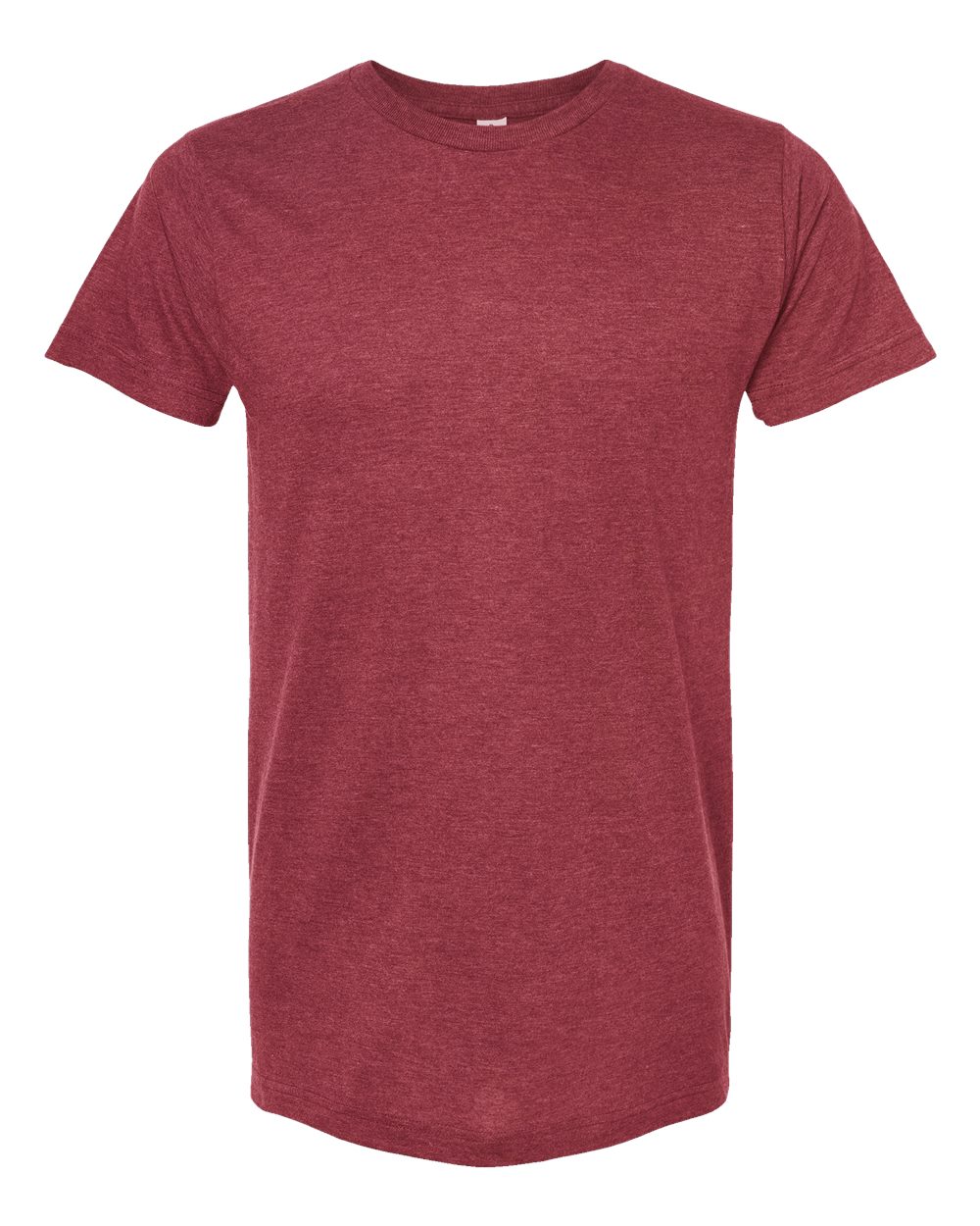 Tultex 202 Fine Jersey T-shirt - Heather Cardinal
