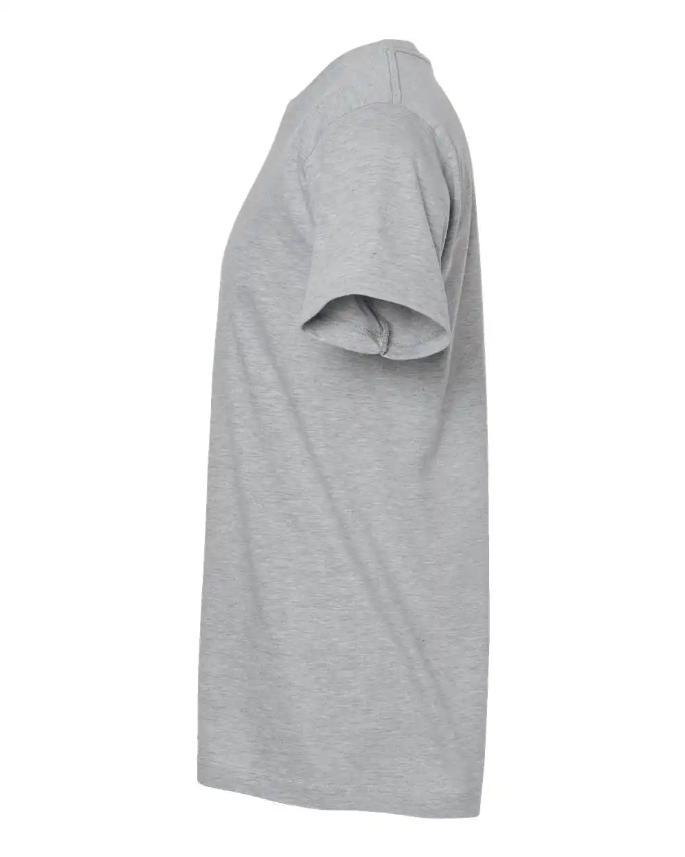 Tultex 202 Fine Jersey T-shirt - Heather Grey