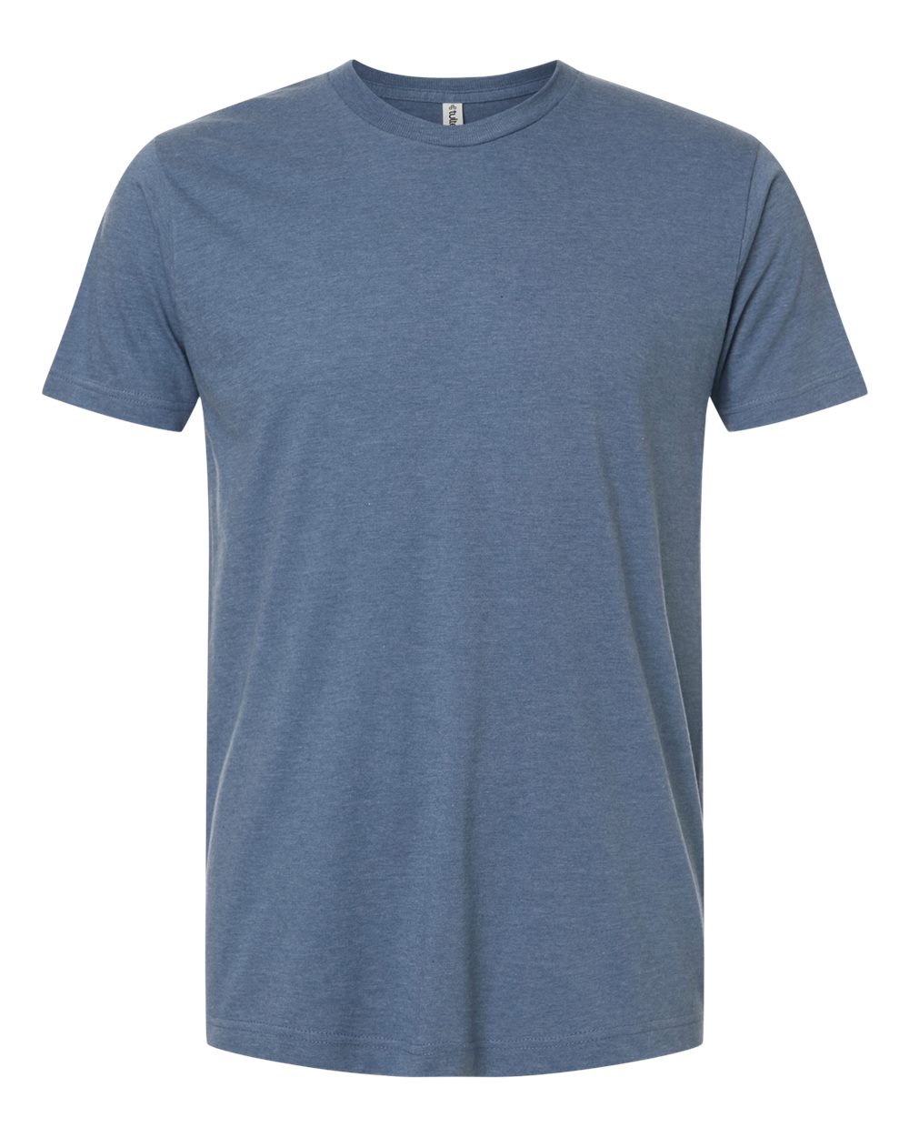 Tultex 202 Fine Jersey T-shirt - Heather Indigo Blue