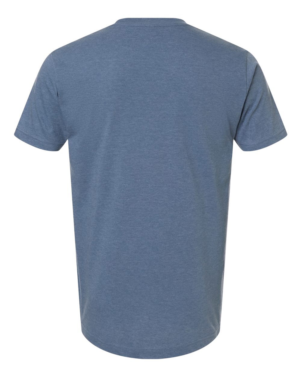 Tultex 202 Fine Jersey T-shirt - Heather Indigo Blue