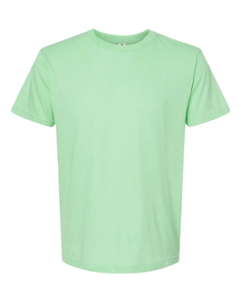 Tultex 202 Fine Jersey T-shirt - Heather Neo Mint