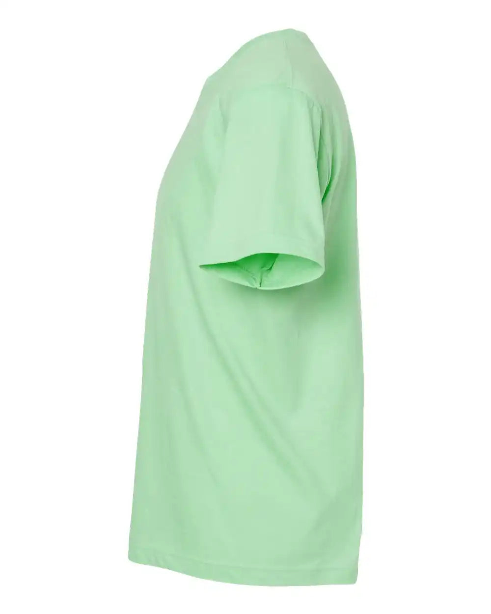 Tultex 202 Fine Jersey T-shirt - Heather Neo Mint