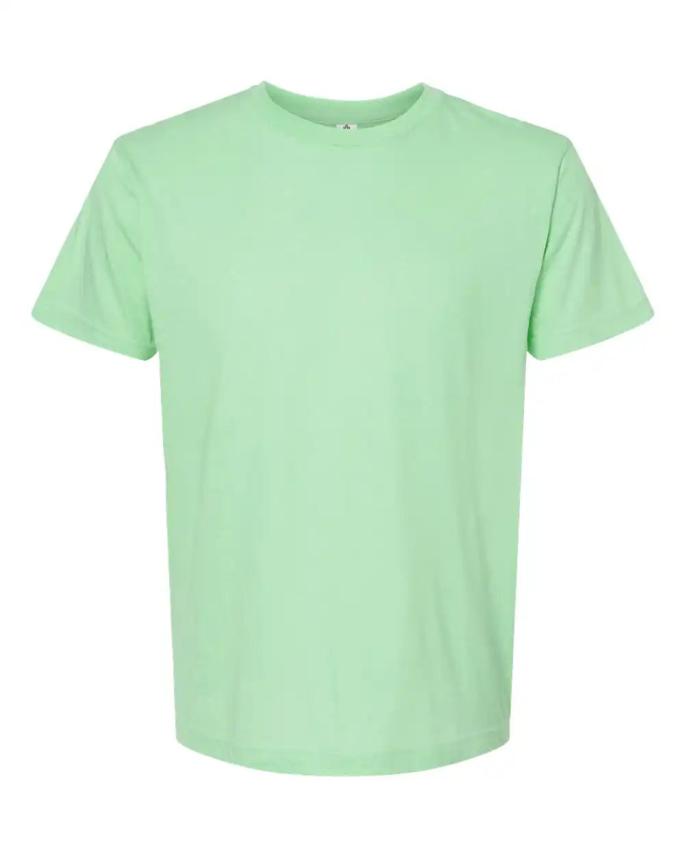 Tultex 202 Fine Jersey T-shirt - Heather Neo Mint - Xs