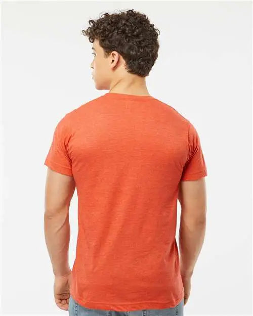 Tultex 202 Fine Jersey T-shirt - Heather Orange
