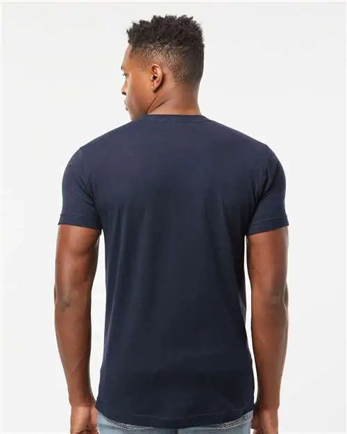Tultex 202 Fine Jersey T-shirt - Navy