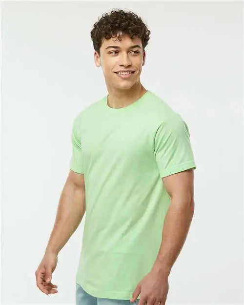Tultex 202 Fine Jersey T-shirt - Neo Mint