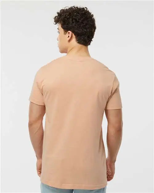 Tultex 202 Fine Jersey T-shirt - Peach