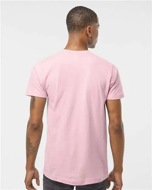 Tultex 202 Fine Jersey T-shirt - Pink