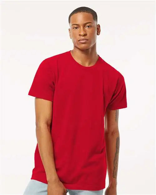 Tultex 202 Fine Jersey T-shirt - Red