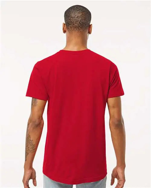 Tultex 202 Fine Jersey T-shirt - Red