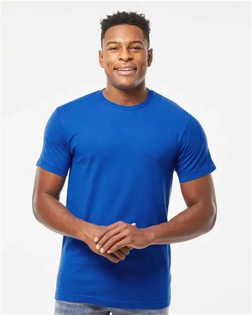 Tultex 202 Fine Jersey T-shirt - Royal