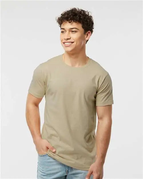 Tultex 202 Fine Jersey T-shirt - Sand