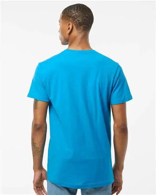 Tultex 202 Fine Jersey T-shirt - Turquoise