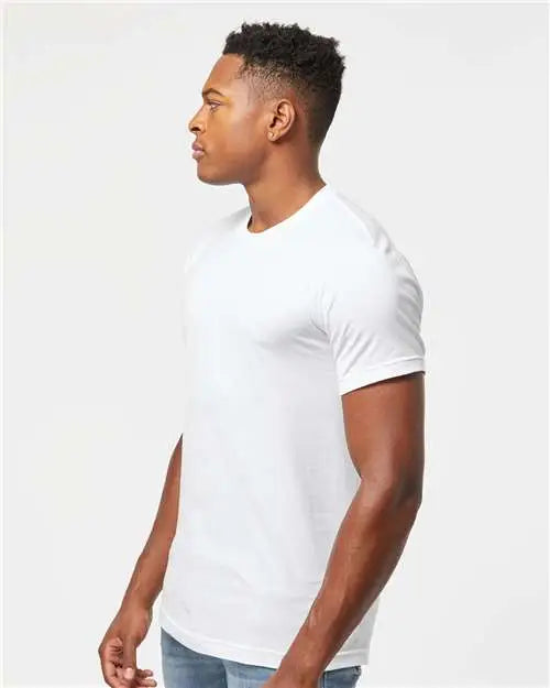 Tultex 202 Fine Jersey T-shirt - White
