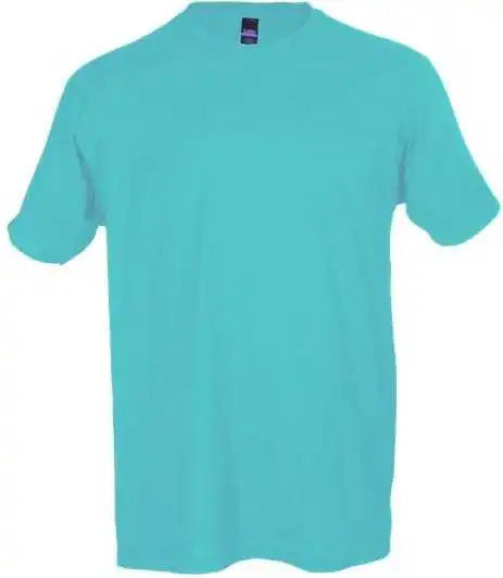 Tultex 202 Unisex Fine Jersey T-shirt - Aqua