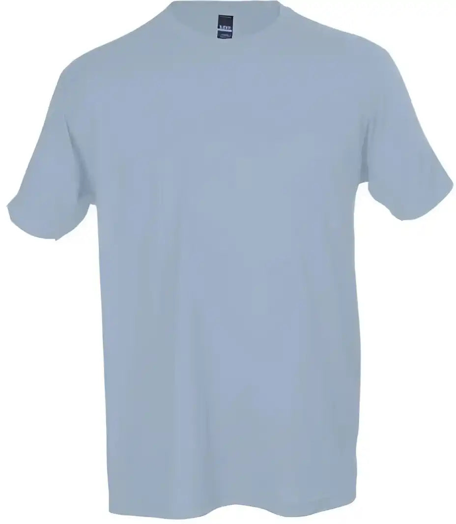 Tultex 202 Unisex Fine Jersey t Shirt Baby Blue